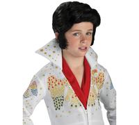 Parrucca da bambino di Elvis Presley, colore nero, di Rubies Boys