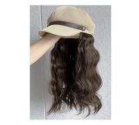 Parrucca da cappello Berretto for parrucca da donna, berretto for parrucca ottagonale, berretto for parrucca ondulata, parrucca in fibra sintetica resistente al calore dall'aspetto naturale, adatto fo