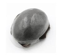 Parrucca da chignon da uomo Sistema di capelli umani al 100% Protesi for capelli maschili Attaccatura dei capelli Pelle sottile Parrucchino da uomo Parrucche for protesi capillare for unità maschile P