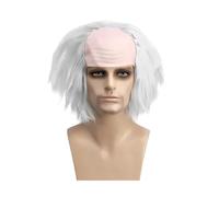 Parrucca da clown di Halloween, parrucca anime calva, parrucca in pelle calva L9