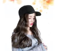 Parrucca da donna 1PC Berretto da un pezzo Parrucca per capelli lunghi ricci