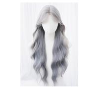 Parrucca da Donna Adatto for i viaggi quotidiani, parrucca con gancio a mano, parrucca con riga centrale, parrucca naturale a testa piena, capelli lunghi e ricci. Parrucche in Pizzo