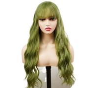 Parrucca da Donna Adatto for il viaggio quotidiano Parrucca for capelli ricci Gioco di ruolo Cambiamento di capelli Immagine Temperamento Capelli lunghi Parrucche in Pizzo