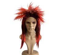 Parrucca da donna anni '70 e '80, parrucche rock eleganti U9M9
