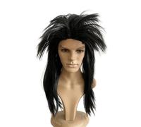 Parrucca da donna anni '70 e '80, parrucche rock eleganti U9M9