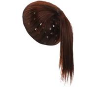 Parrucca da donna Capelli sintetici Pad Estensione dei capelli Pezzo di capelli