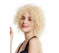 Parrucca da Donna Corto Voluminoso Kraus Ricci Biondo Platino Mix