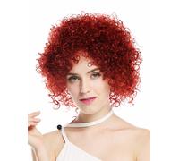 Parrucca da Donna Corto Voluminoso Kraus Ricci Rosso Fuoco VK-11