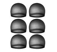 Parrucca da donna, cuffia a rete antiscivolo, 6 pezzi, in nylon, capelli lunghi, per donne e uomini, attore, cosplay, feste, Natale, Halloween, feste, costume, musica, festival, cosplay, uso