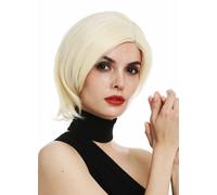 Parrucca da Donna Donne Corto Riga Bob Biondo Platino Parrucca