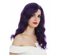 Parrucca da Donna Lungo Riga Nobile Mosso Ondulato Lilla Diva Hollywood