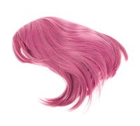 Parrucca Da Donna Nera Corta Parrucche Halloween Per Uomini Clip Frangetta