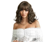 Parrucca da donna Parrucca, capelli corti da donna, copertura completa della testa, styling quotidiano, riunioni quotidiane Parrucche umane