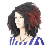 Parrucca da Donna Parrucca con mèches naturali e soffici, stile for capelli ricci simulati, adatta for l'uso quotidiano Parrucche in Pizzo
