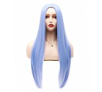 Parrucca Da Donna, Parrucca Per Capelli Lunghi Lisci, Da Applicare Alla Festa, Cosplay, Moda, Parrucca Per Capelli Lunghi Lisci, Copricapo Completo, Parrucche Grigie Per Le Donne