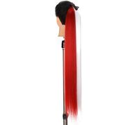 Parrucca Da Donna Parrucche di ricambio for capelli Parrucca a coda di cavallo lunga dritta da 32 pollici con cinturino a coda di cavallo perfetta for le feste di tutti i giorni Parrucche Alla Moda Pe