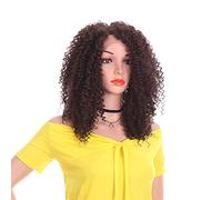 Parrucca Da Donna Per Capelli Corti Ricci Stile Africano, Molto Adatta Per Tipi Di Pelle Scura Realizzati Con Capelli Sintetici, La Resistenza Al Calore È Una Densità Del 150% Adatta Per Parrucche Pe