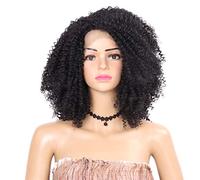 Parrucca Da Donna Per Capelli Corti Ricci Stile Africano, Molto Adatta Per Tipi Di Pelle Scura Realizzati Con Capelli Sintetici, La Resistenza Al Calore È Una Densità Del 150% Adatta Per Parrucche Pe