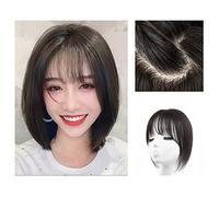 Parrucca Da Donna Pezzo di parrucca a rete a farfalla Testa di parrucca for capelli veri for ragazze Riempire i capelli soffici Aumentare il volume dei capelli Parrucca Parrucche Alla Moda Per Le Donn