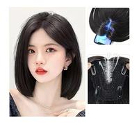 Parrucca Da Donna Pezzo di parrucca a rete a farfalla Testa di parrucca for capelli veri for ragazze Riempire i capelli soffici Aumentare il volume dei capelli Parrucca Parrucche Alla Moda Per Le Donn