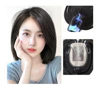 Parrucca Da Donna Pezzo di parrucca a rete a farfalla Testa di parrucca for capelli veri for ragazze Riempire i capelli soffici Aumentare il volume dei capelli Parrucca Parrucche Alla Moda Per Le Donn