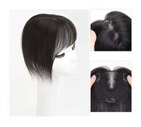 Parrucca da Donna Pezzo di parrucca Testa da donna for riempire i capelli Soffici capelli veri Coprire i capelli bianchi for aumentare la quantità di frangia di capelli veri for riempire i capelli Par