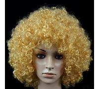 Parrucca da donna riccia per cosplay, parrucca sintetica colorata, corta e ondulata, per feste quotidiane, uomini che indossano parrucche per bambini, color oro