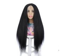 Parrucca da donna Slightly Curved Lace Fluffy Long Wig Headband For Commuting Party Styling Parrucche umane