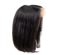 Parrucca Da Donna Wig dritta Wig in pizzo frontale for capelli umani parrucche brasiliane dritta trasparente parrucca bob corta pre -pizzesco di chiusura in pizzo 4x4. Parrucche Alla Moda Per Le Donne