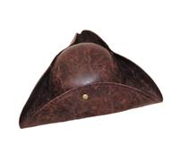 Parrucca Da Pirata, Cappello Da Pirata, Berretto Rustico a Tre Punte, Cappello