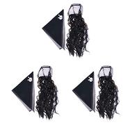 Parrucca da pirata da 3 pezzi Parrucca da pirata Capitano Uncino parrucca parrucca Capitano Costume Cosplay/1021