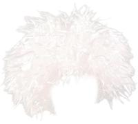 Parrucca da scienziato pazzo, unisex, bianca, da vecchio scienziato pazzo, parrucca da professore pazzo, accessorio professionale per Halloween, cosplay, costume