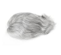 Parrucca da uomo 8 x 10 pollici mono-top fine con base in poliuretano da uomo, protesi toupet #1B80 sistema di capelli veri