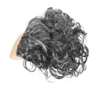 Parrucca da uomo calva - Parrucca sintetica grigia calva da nonno per cosplay -