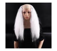 Parrucca da uomo con capelli umani dall'aspetto realistico e naturale, Parrucca calva for anziani adulti mediterranei di Halloween Parrucca calva for senzatetto per tutti i giorni, cosplay e altro