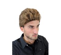 Parrucca Da Uomo Corto Cool Ondulata Marrone GFW1286-12