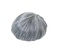 Parrucca da uomo in pelle sottile da 0,08 mm, 8x10 pollici, base in PU, con veri capelli umani, con passante a V Hair Pieces Replacement(1B60)