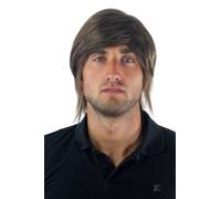 Parrucca Da Uomo Media Giovane Casual Elegante Marrone GFW929-8
