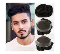 Parrucca da uomo, parrucchino con pizzo francese, protesi for capelli da uomo, sistema di sostituzione dei capelli, parrucche fatte a mano for parrucche maschili, parrucca bionda(6x8)