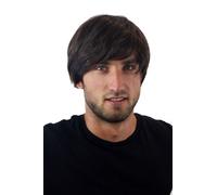 Parrucca da Uomo Uomini Braun Riga Acconciatura Capelli Corti GFW993-6