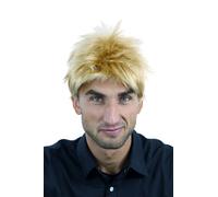 Parrucca da Uomo Uomini Corto Biondo Dorato Mix Wild con Meches TC-1012