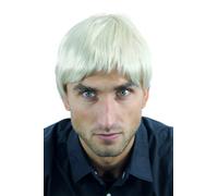 Parrucca da Uomo Uomini Corto Biondo Platino Biondo Fransiger Taglio WL-3037-88