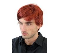 Parrucca da Uomo Uomini Corto Rosso Riga Redhead GFW1281-131 Nuovo