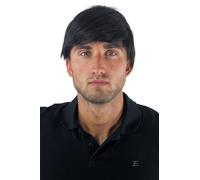 Parrucca da Uomo Uomini Parrucca Corto Giovane Casual Alla Moda Nero GFW-933-1B