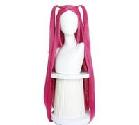 Parrucca del cosplay sintetico femminile con trecce, accessorio per costumi anime di Halloween, ideale per le feste a tema e l'uso delle convenzioni C