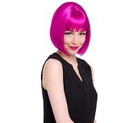 Parrucca deluxe Victoria naturale fucsia