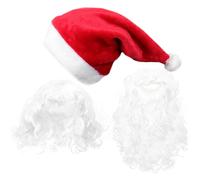 Parrucca Di Babbo Natale Padre Barba Santa Accessori Per Costumi