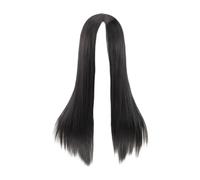 Parrucca di capelli neri lunghi e lisci Moda per le donne per la festa dello