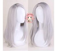 Parrucca di capelli sintetici MZ059 per il costume cosplay lungo rettilineo lungo Carnevale Yuri su ghiaccio Victor Nikiforov
