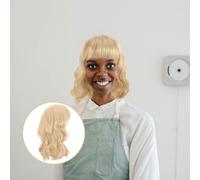 Parrucca Di Capelli Umani Ondulata Per L'uso Quotidiano Parrucche Corte